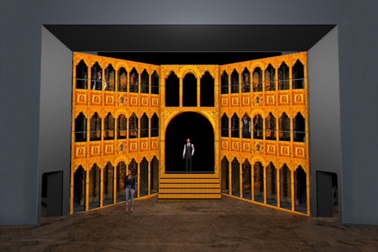 Boris Godounov, Maquette de Pierre-André Weitz