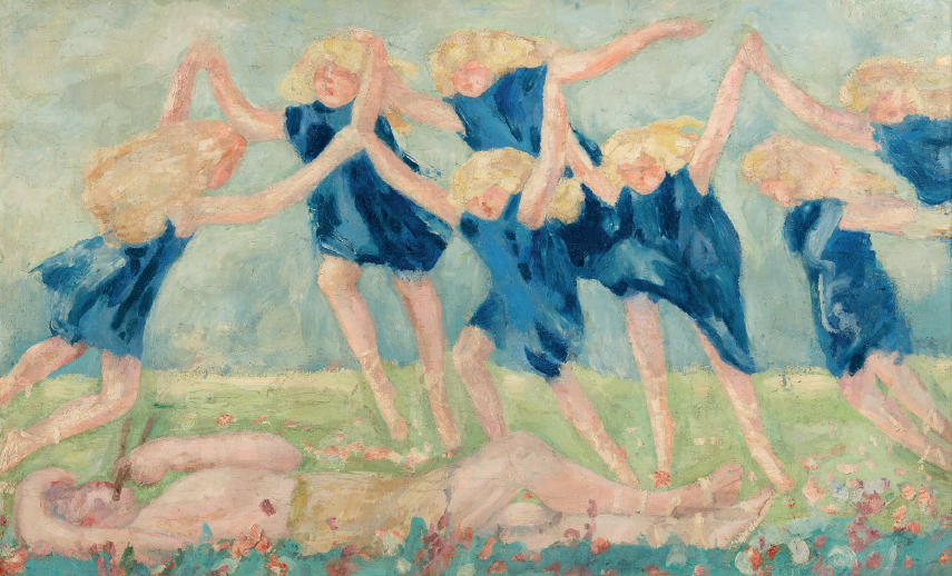 Une journée de Daphnis et Chloé, La Danse bleue, 1913