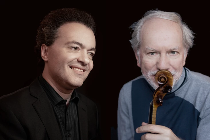 Photo de Evgeny Kissin © Mascia Sergievskaia, Gidon Kremer © Angie Kremer