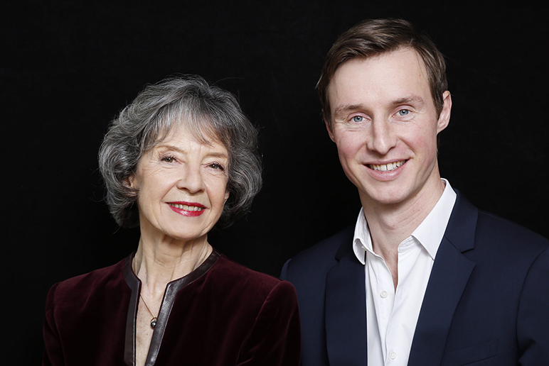 Photo d'Anne Queffélec et Gaspard Dehaene © Caroline Doutre