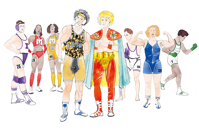 Dessins des costumes de L'Olimpiade © Marie La Rocca