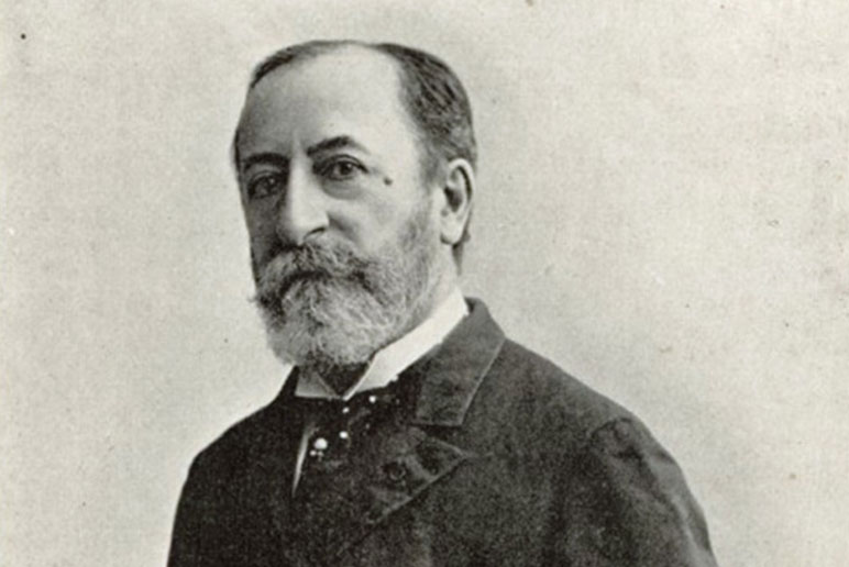 Camille Saint-Saens as a young man. French composer (1835-1921