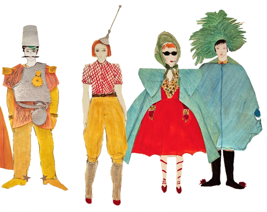 Dessins des costumes © Laurianne Scimemi Del Francia