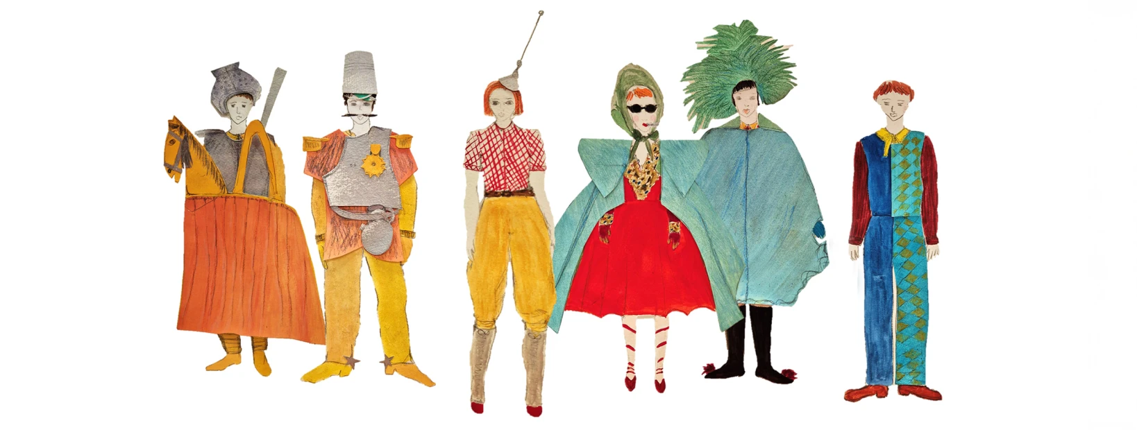 Dessins des costumes © Laurianne Scimemi Del Francia