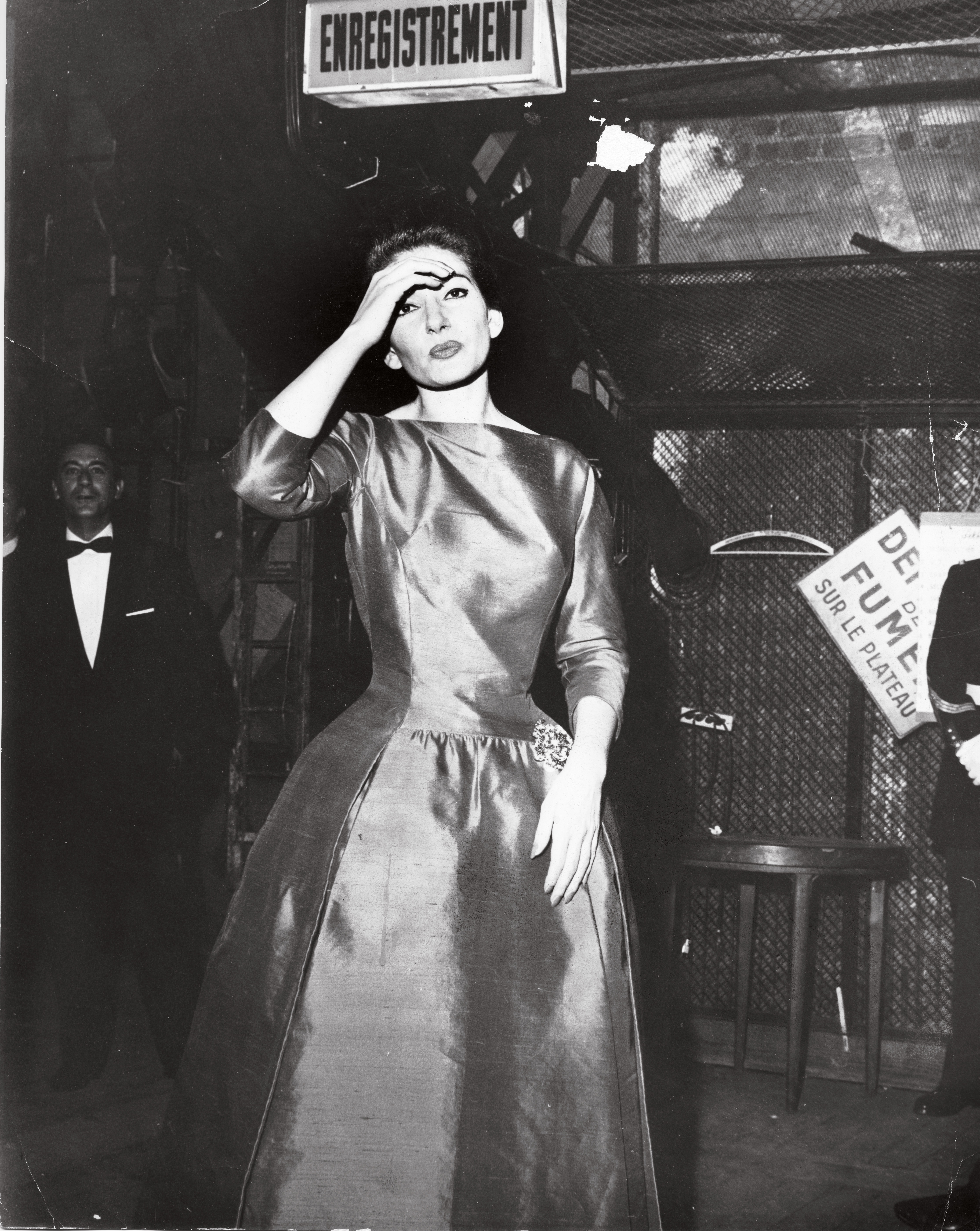 Maria Callas en coulisses, 5 juin 1963 – Fonds Archives Théâtre des Champs-Elysées