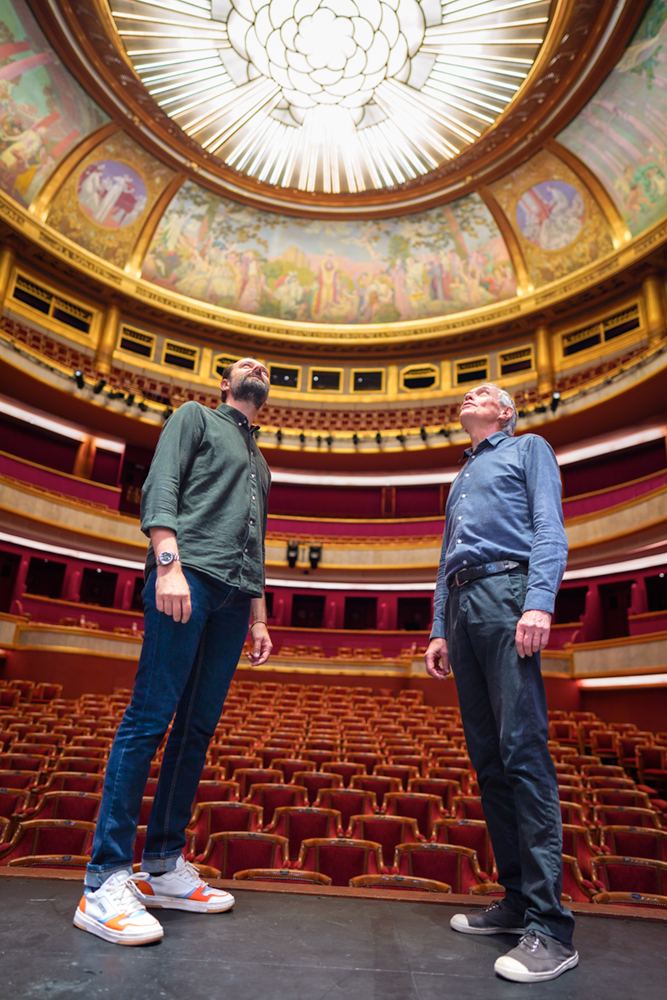 Yann Jourdan et Paul Ravaux sous la coupole