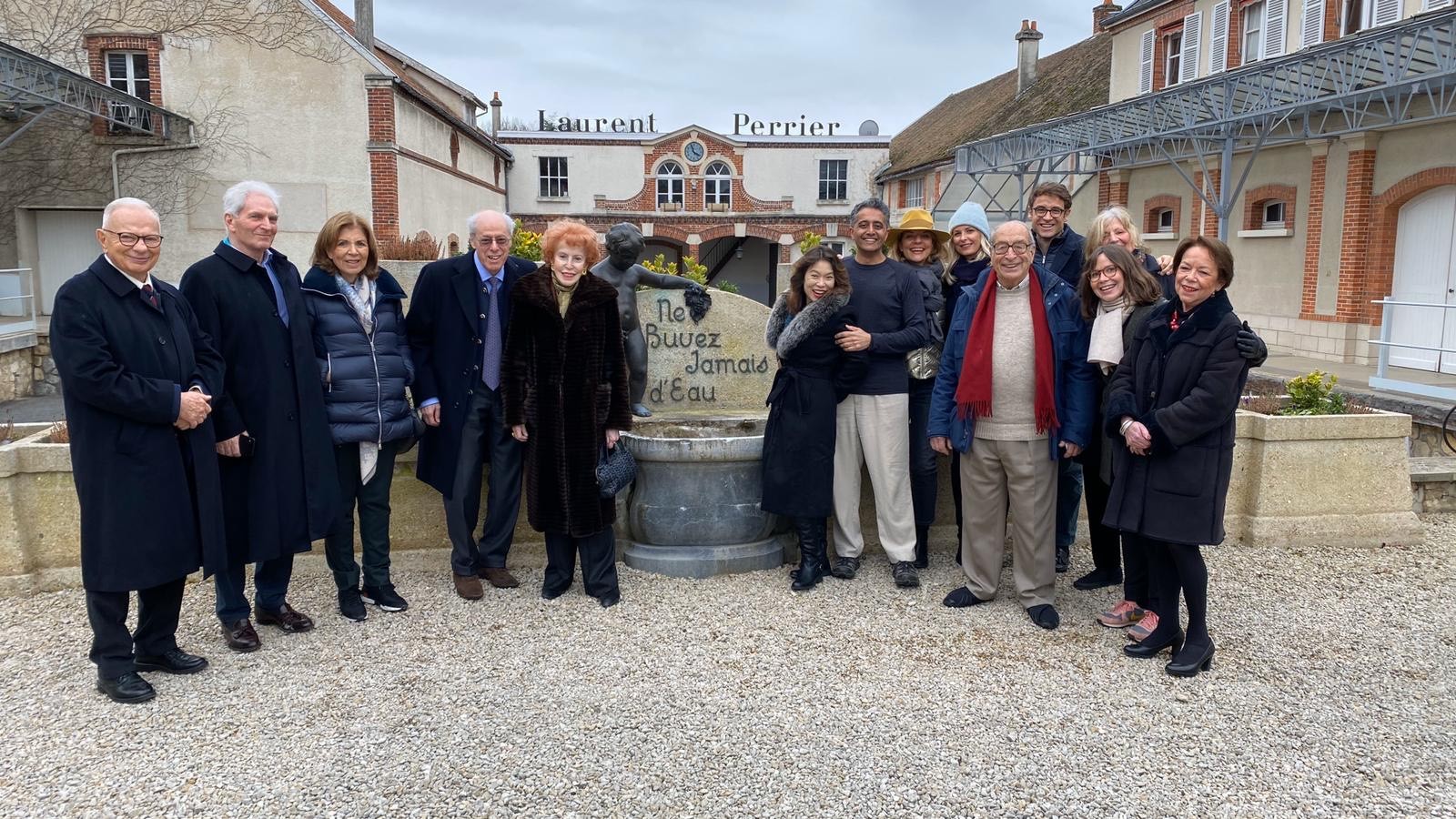 Le Cercle des Mécènes américains au domaine Laurent-Perrier en février 2020