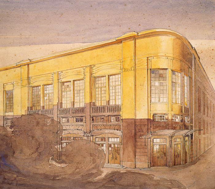 Projet Van de Velde © Fonds Van de Velde – ENSAV, La Cambre, Bruxelles