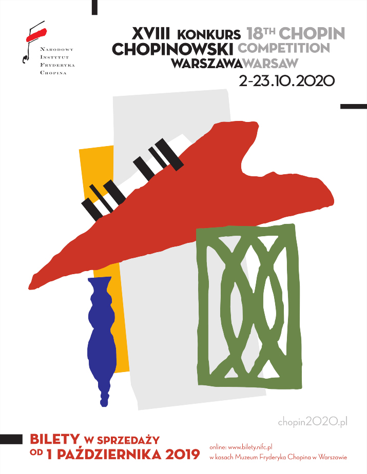 Affiche du Concours Chopin 2020