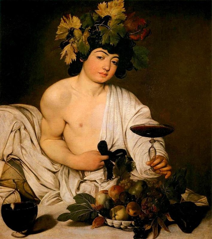 Bacchus par Caravaggio (1595)